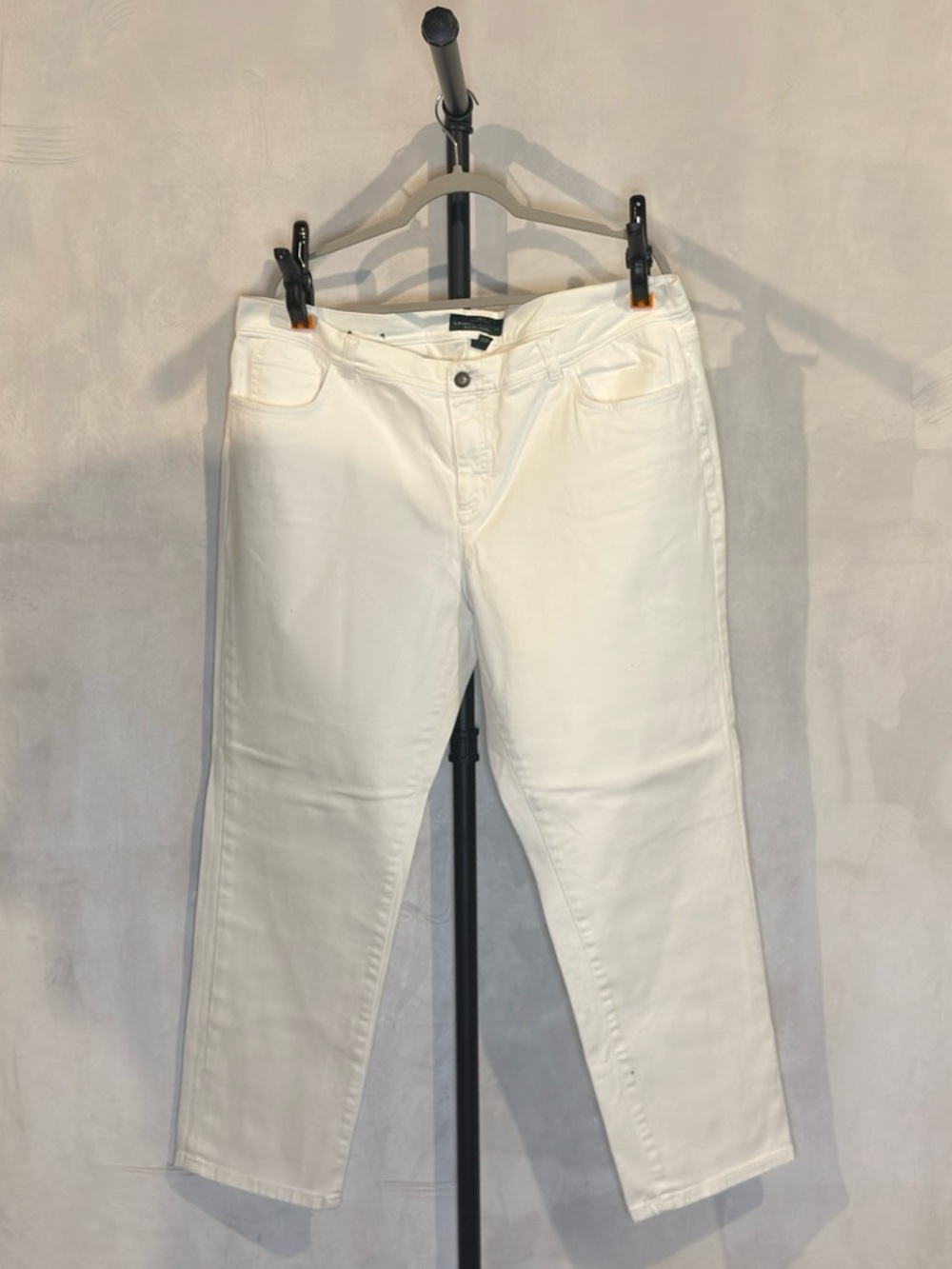 LRL Lauren Jeans Co. Ralph Lauren Yellow Pants Size 18W Like New